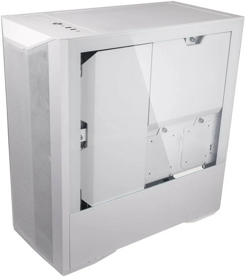 کیس Lian Li Lancool II Mesh C RGB Snow Edition، شامل 3 عدد فن 120 میلی‌متری A-RGB، 3 پین حداکثر 1300 دور در دقیقه، سفید | lancoolIIMesh-SW