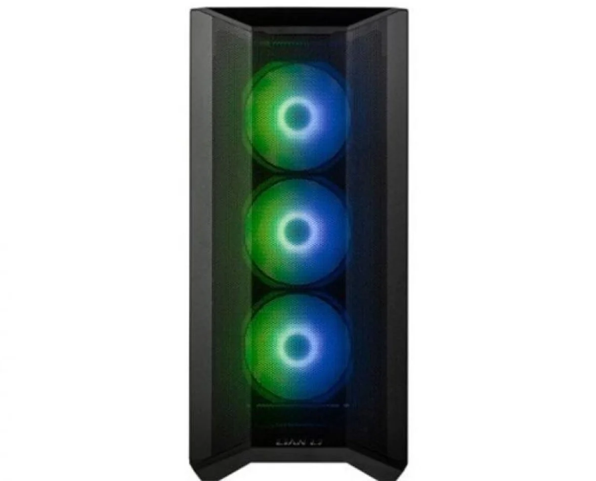 کیس کامپیوتر Lian Li Lancool II Mesh RGB به همراه 3 فن 120 میلی‌متری ARGB با سرعت 1300 دور در دقیقه - مشکی I G99.LAN2MRX.50 / G99.LAN2MRX.00