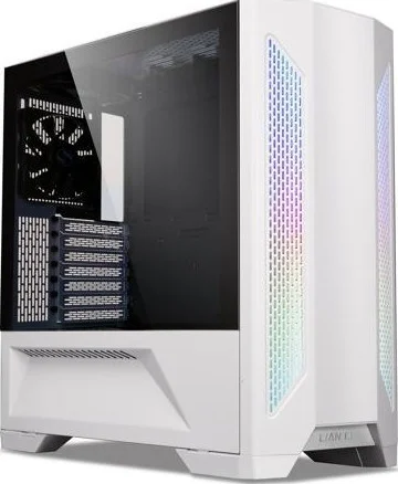 کیس گیمینگ مید تاور Lian Li Lancool II سفید شیشه حرارت دیده RGB مدل PC-LAN2W