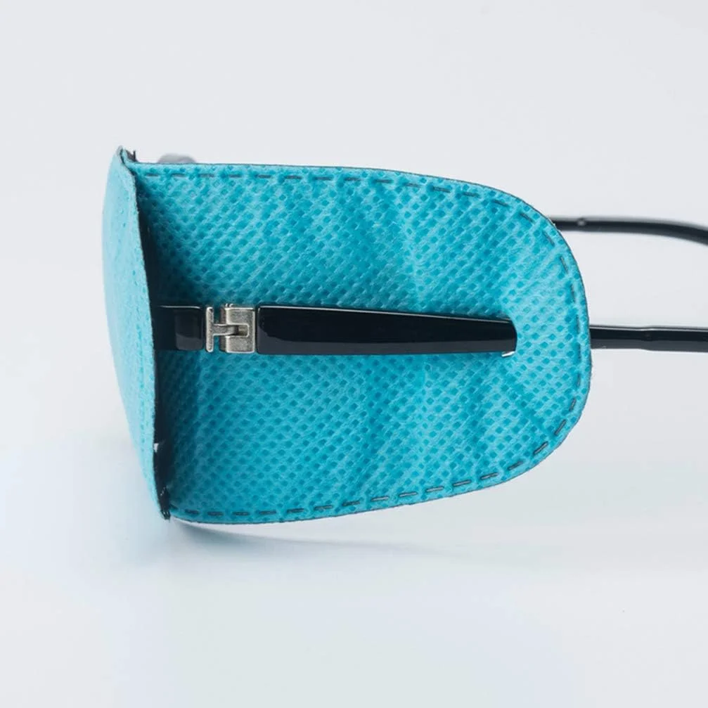 Minkissy 6 عدد پد چشم آمبلیوپی برای کودکان، مناسب برای تنبلی چشم و استرابیسم (آبی)