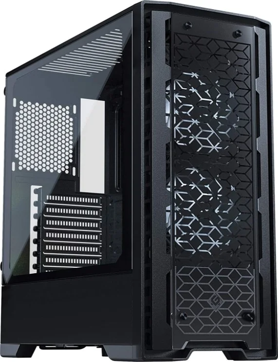 کیس میدتاور ATX مدل MetallicGear Neo-G فانتکس، طراحی شیشه حرارت دیده تزئینی در جلو، 2 عدد فن 120 دیجیتال RGB Skiron، کنترلر D-RGB - مشکی | MG-NE520G_BK01