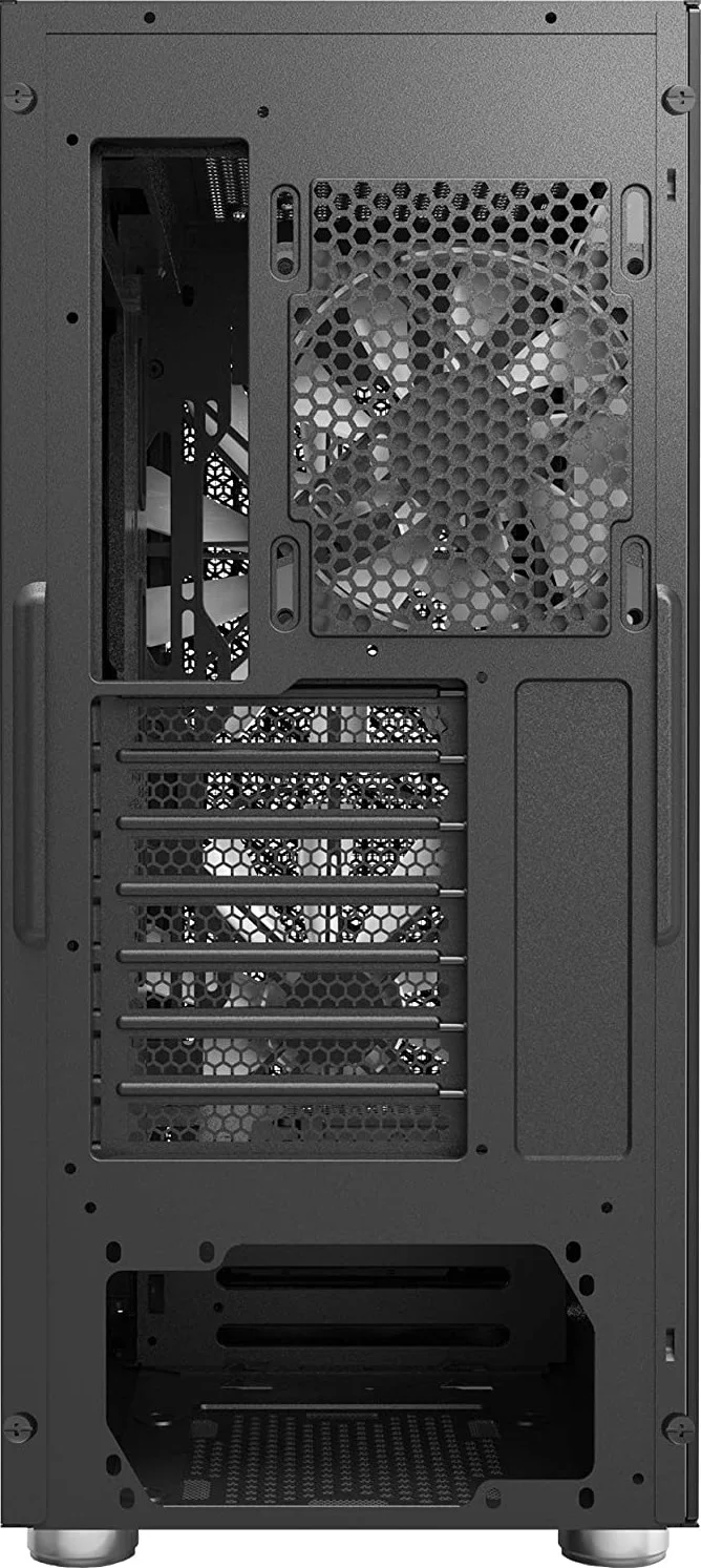 کیس مید تاور Montech AIR X ATX، جریان هوای فوق العاده بالا، دارای دو فن 200 میلی متری ARGB از پیش نصب شده، فن 120 میلی متری ARGB، کنترلر ARGB، همگام سازی با مادربرد، شیشه حرارت دیده کشویی - مشکی | AIR-X-BLK