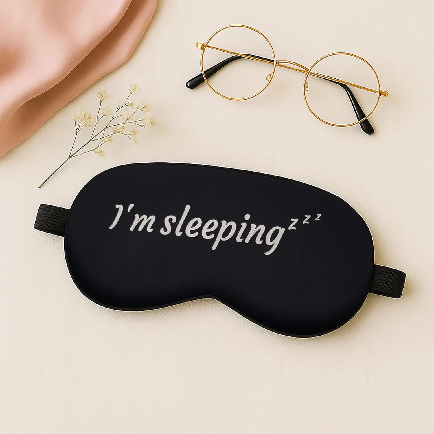 ماسک خواب چشم طرح دار برای بی خوابی، مدیتیشن، پف چشم و سیاهی دور چشم - مشکی ماسک خواب چشم طرح دار برای بی خوابی، مدیتیشن، پف چشم و سیاهی دور چشم - مشکی