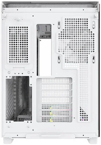 کیس کامپیوتر Montech KING 95 PRO ATX، دارای 6 فن از پیش نصب شده، پشتیبانی از رادیاتور تا 360 میلی‌متر، پشتیبانی از 9 فن، پنل مشبک ممتاز، پنل شیشه‌ای با قابلیت جدا شدن سریع، سفید خالص | KING-95-PRO-WHITE