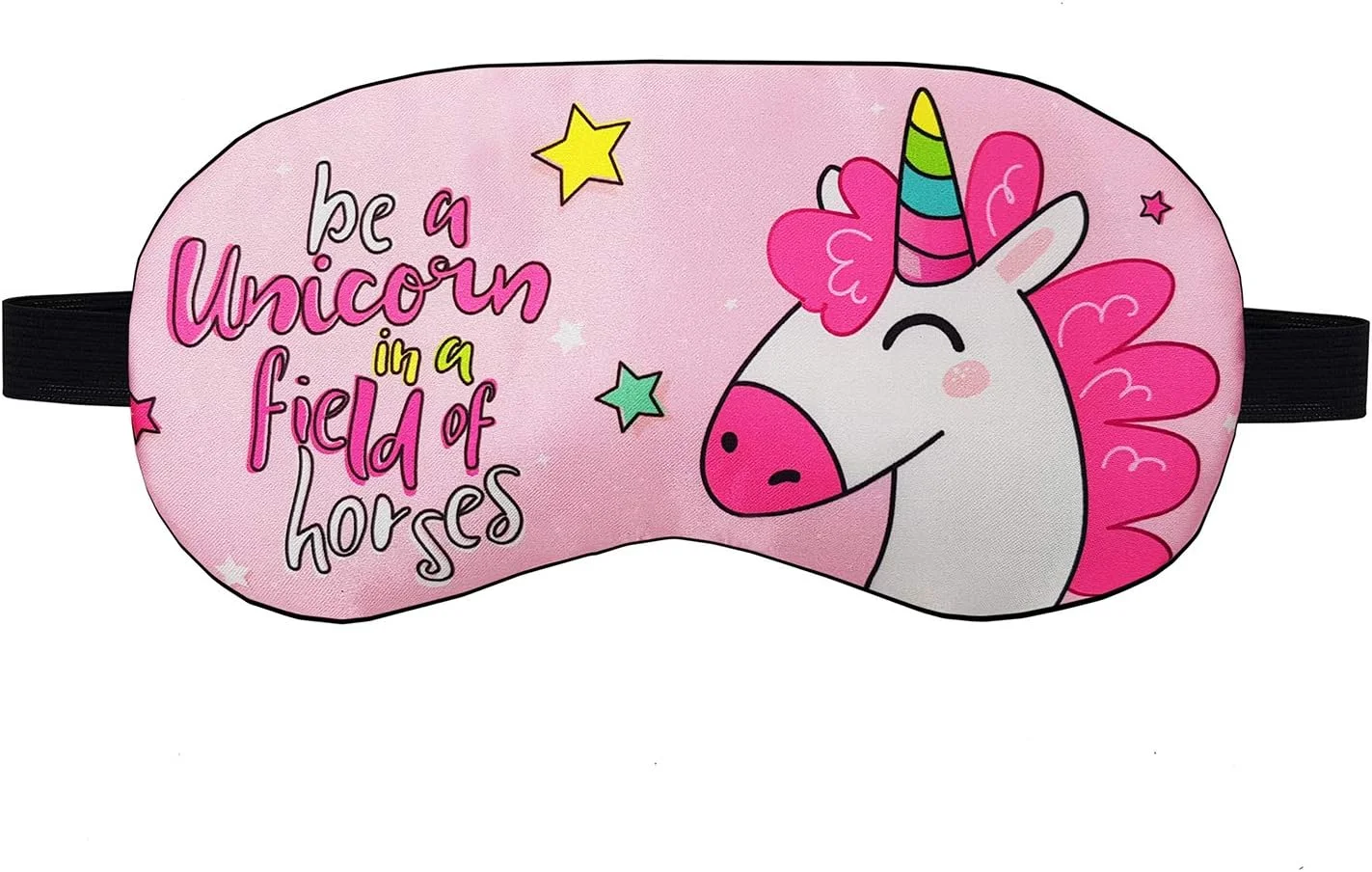 ماسک چشم خواب جِنا™، پوشش سایه چشم زیبا برای بی خوابی، مدیتیشن، پف چشم و سیاهی دور چشم، ابریشمی، طرح اسب صورتی ماسک چشم خواب جِنا™، پوشش سایه چشم زیبا برای بی خوابی، مدیتیشن، پف چشم و سیاهی دور چشم، ابریشمی، طرح اسب صورتی