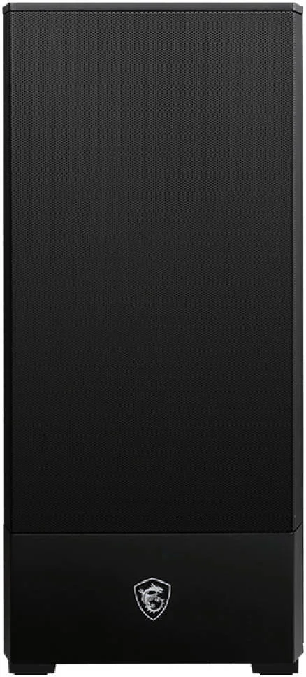 کیس کامپیوتر مید تاور MSI MAG FORGE 110R، دارای 1 فن ARGB از پیش نصب شده 120 میلی‌متری، پشتیبانی از رادیاتور تا 240 میلی‌متری و 6 فن، پنل جانبی بدون نیاز به ابزار، فیلتر گرد و غبار مغناطیسی، مشکی | 306-7G16R21-809