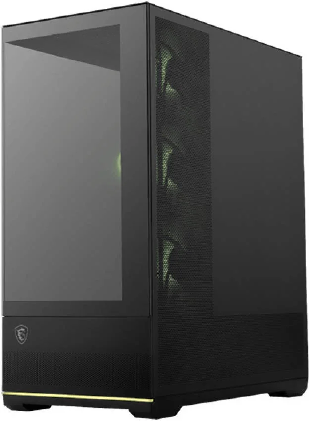 کیس کامپیوتر میان‌برجی MSI MAG Pano 110R PZ، دارای 4 فن از پیش نصب‌شده aRGB، پشتیبانی از رادیاتور تا 360 میلی‌متر و 10 فن، طراحی پانورامای 270 درجه، فیلتر گرد و غبار بالا و پایین، مشکی | 306-7G28R21-JA4