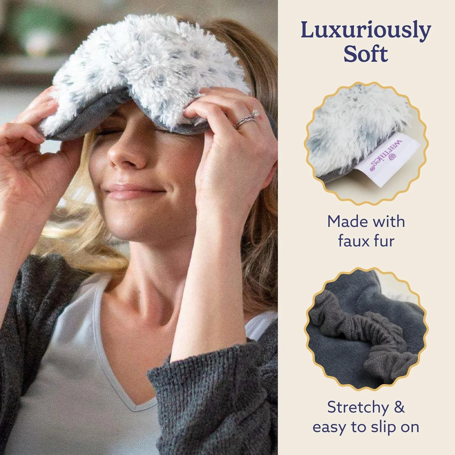 چشم بند گرمایشی اینتلکس طرح برفی