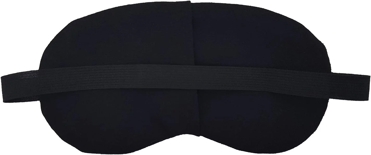 ماسک خواب چشم طرح دار برای بی خوابی، مدیتیشن، پف چشم و سیاهی دور چشم - صورتی به همراه ژل