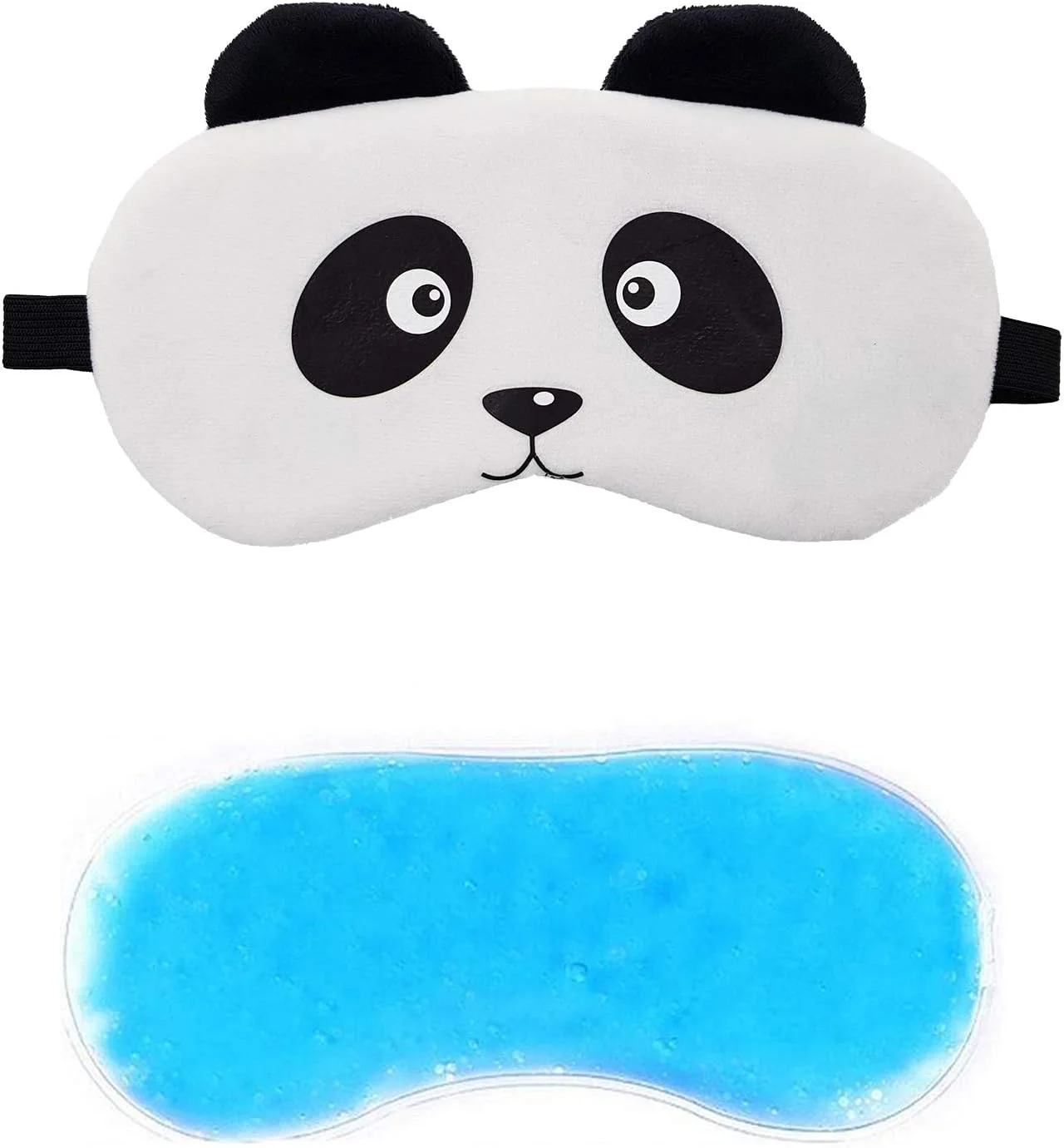 ماسک چشم خواب جِنا™ با طرح پاندا سفید، مناسب برای بی خوابی، مدیتیشن، پف زیر چشم و سیاهی دور چشم