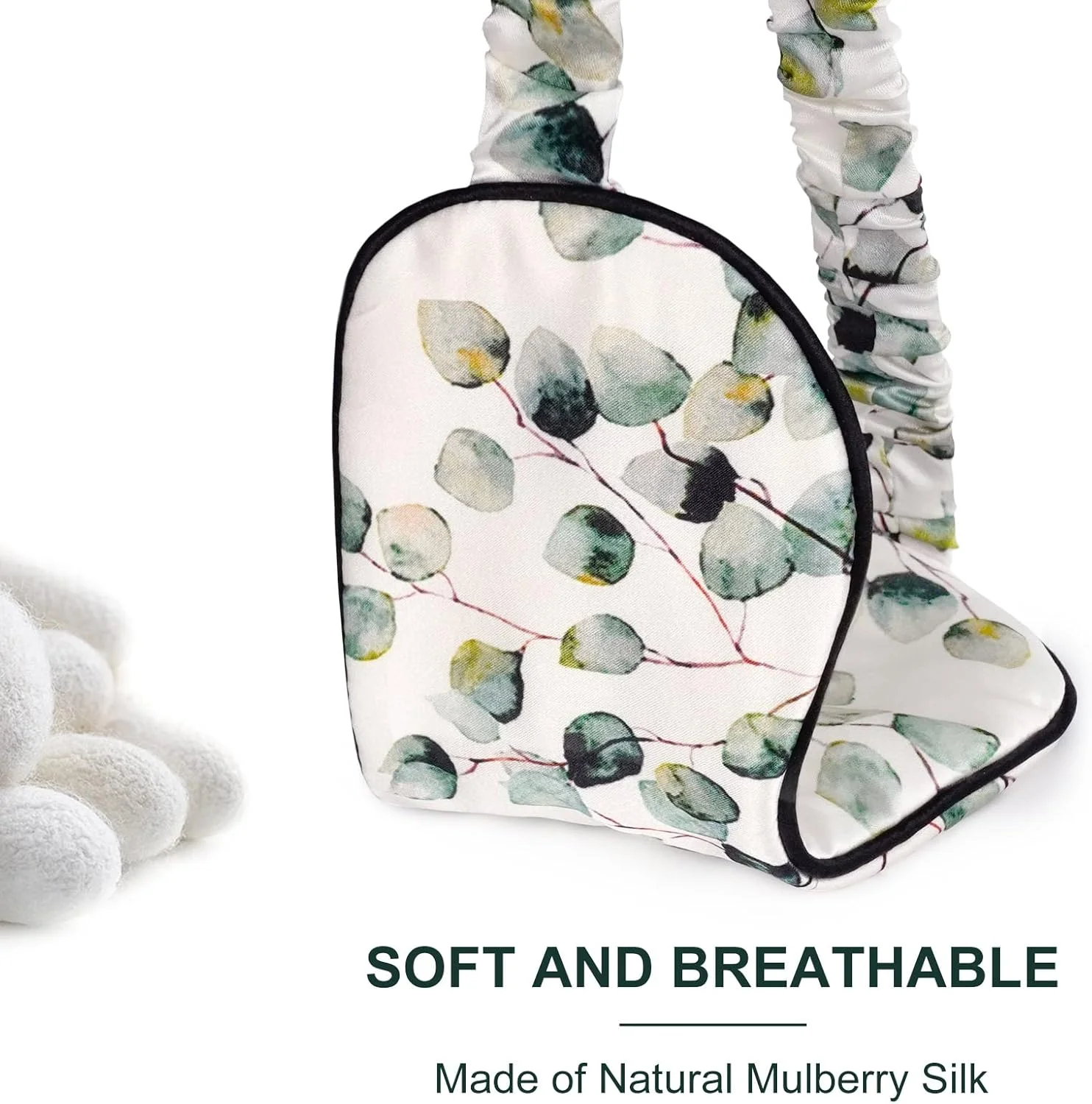 چشم بند خواب ابریشم طبیعی توت 100% OLESILK، مسدود کننده نور، چشم بند طرح دار برای خواب کامل شبانه زنان و مردان، پوشش چشم با جعبه هدیه، طرح 2