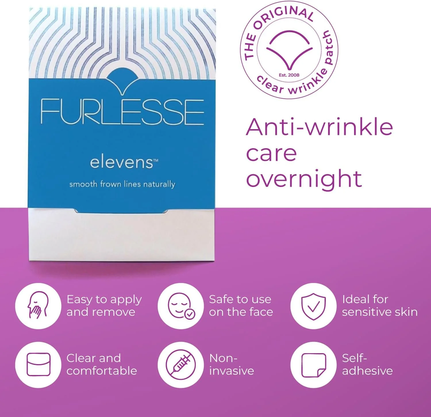 پد ضد چروک خط اخم بین ابروها (مناسب برای 30 روز) - پدهای ضد پیری