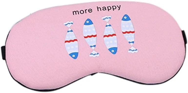 چشم بند خواب طرح ماهی رنگارنگ به همراه کیسه یخ