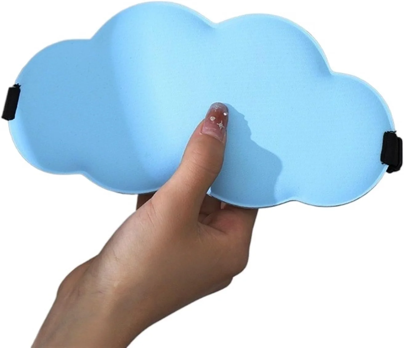 چشم بند خواب وانا مدل ماسک چشم پوشش چشم مسدود کننده نور فوم نرم و پد دار سایه چشم خواب زنانه (رنگ: آبی)