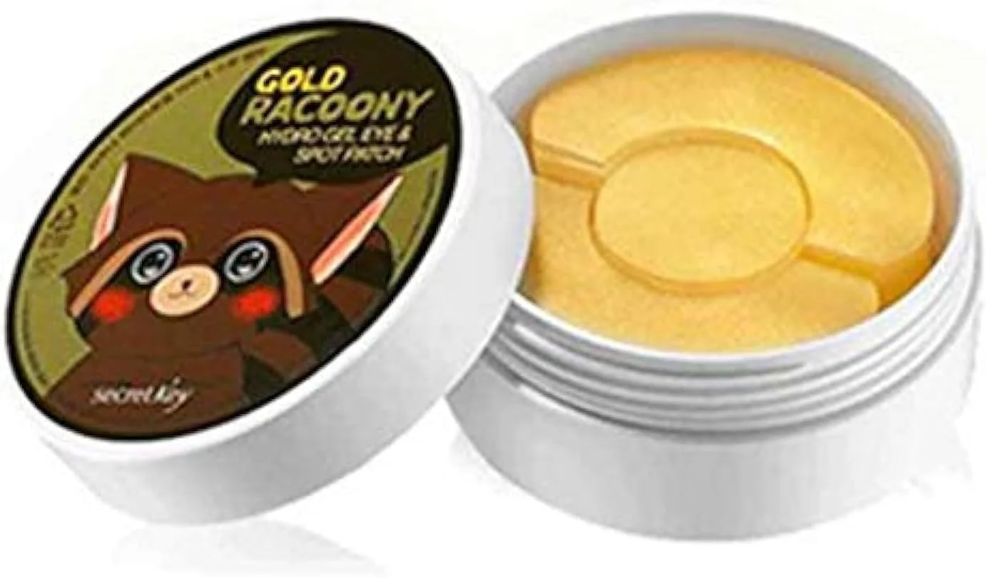 پچ هیدروژل دور چشم و صورت گلد راکونی