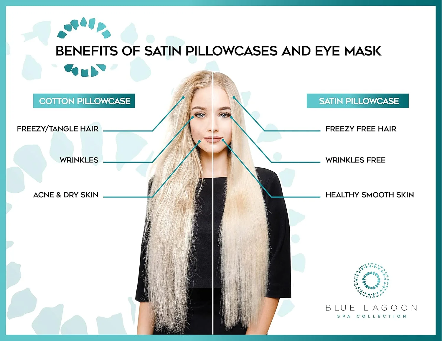 ست روبالشی ساتن و چشم بند (رنگ سرخ)