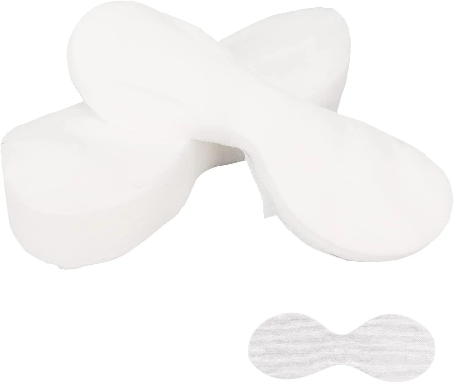 پد چشم یکبار مصرف، پد کاغذی چشم یکبار مصرف DIY، پچ ماسک چشم یکبار مصرف 100 عددی، کاملا اندازه، سبک و سازگار با پوست