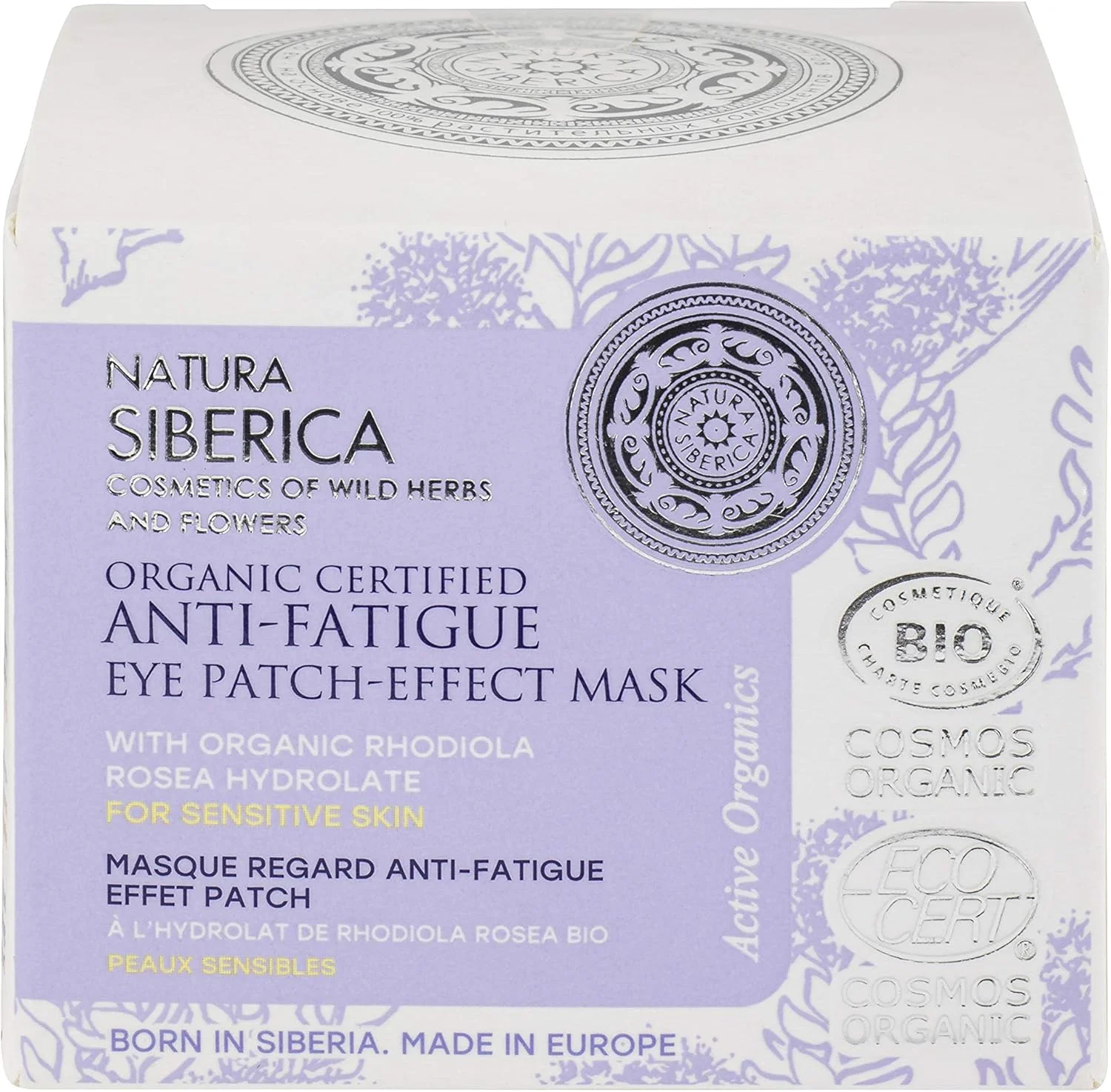 ماسک دور چشم ضد خستگی ناتورا Siberica ارگانیک تایید شده برای پوست حساس، 50 میلی لیتر ماسک دور چشم ضد خستگی ناتورا Siberica ارگانیک تایید شده برای پوست حساس، 50 میلی لیتر