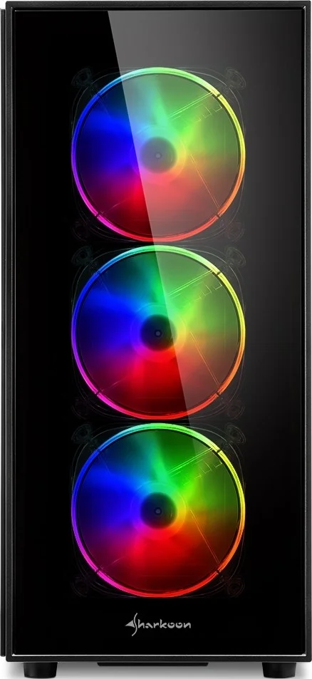 کیس کامپیوتر مید تاور ای تی ایکس Sharkoon TG5 Pro RGB - مشکی | 4044951029105