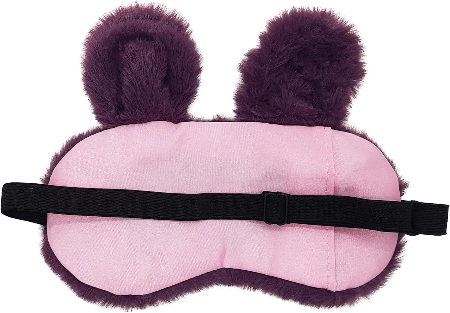 چشم بند خواب جِنا، پوشش ماسک خواب ناز برای بی خوابی، مدیتیشن، پف چشم و سیاهی دور چشم، خرگوش پشمی بنفش با ژل