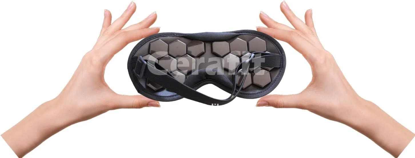 ماسک خواب درمانی چشم با سنگ تورمالین