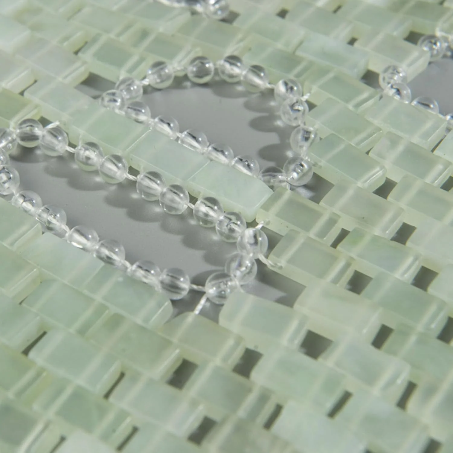 ماسک یشم Gemshan، ماسک خواب یشم سنگی 100% طبیعی، ابزار ماساژ مراقبت از پوست برای پف زیر چشم و سیاهی دور چشم