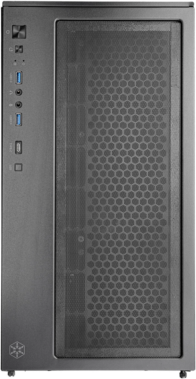 کیس کامپیوتر ATX سیلوراستون Lucid 05، دارای 3 فن 120 میلی‌متری ARGB از پیش نصب شده، پشتیبانی از رادیاتور تا 360 میلی‌متر، 7 اسلات توسعه، شیشه حرارت دیده 270 درجه، مشکی | SST-LD05-B-ARGB