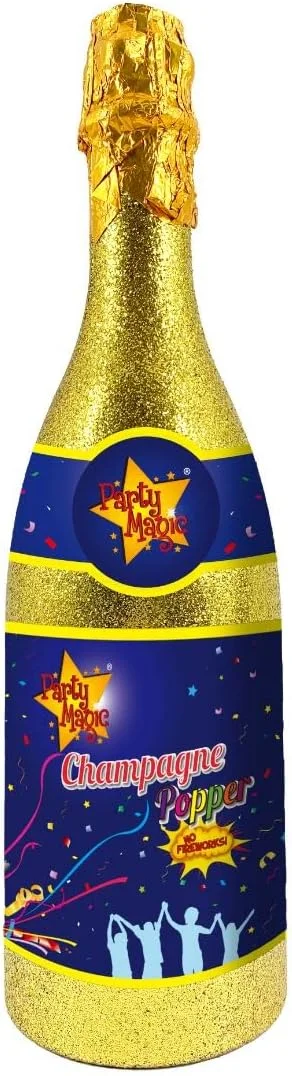 ماسک چشم مشکی و طلایی سال نو مبارک Smiffys با پر