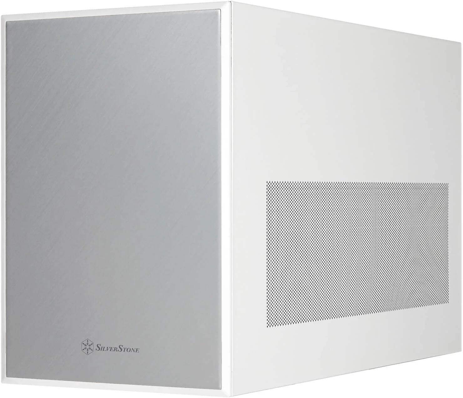 کیس کامپیوتر Mini-ITX کیوب Silverstone SUGO 17، دارای 3 فن 120 میلی‌متری مشکی از پیش نصب‌شده، پشتیبانی از رادیاتور دوگانه 360 میلی‌متری، تا 11 فن، 4 اسلات توسعه، جنس پلاستیک/فولاد/آلومینیوم، سفید | SST-SG17W