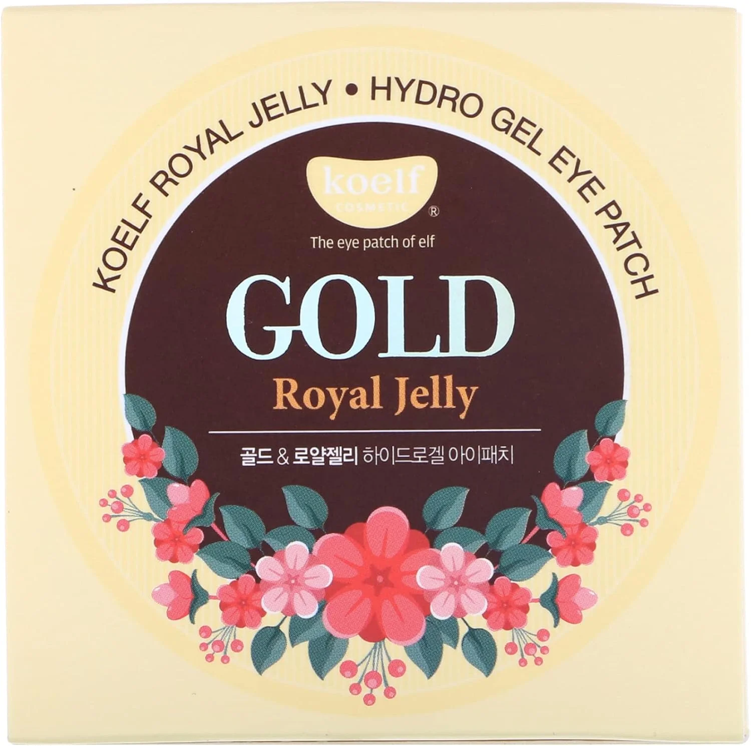 [Koelf] پچ زیر چشم هیدروژلی رویال ژلی طلایی 60 عددی/30 جفتی / لوازم آرایشی کره ای از Koelf