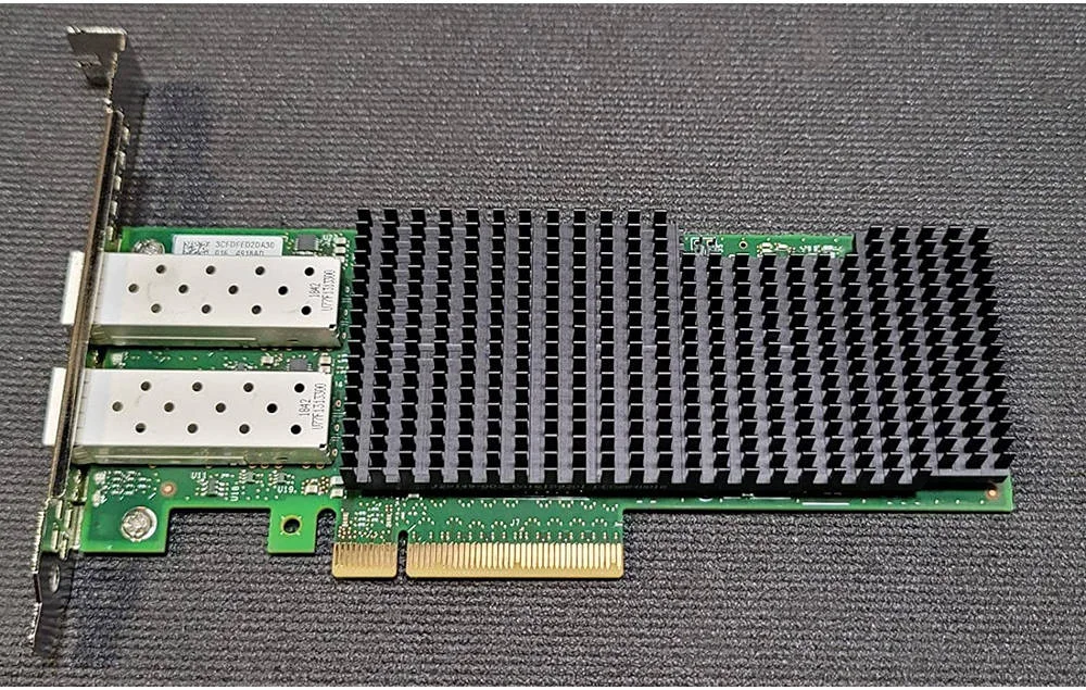 آداپتور شبکه اترنت Intel XXV710-DA2 PCIe 3.0، پروفایل کوتاه، 10GBase-SR، دو پورت 25/10/1GbE، 8.0 GT/s، iSCSI، NFS Storage Over Ethernet | XXV710DA2