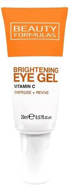 ژل روشن کننده دور چشم Beauty Formulas، 20 میلی لیتر | حاوی ویتامین C، آلوئه ورا و اسپیرولینا | برای چشمانی احیا شده و پرانرژی