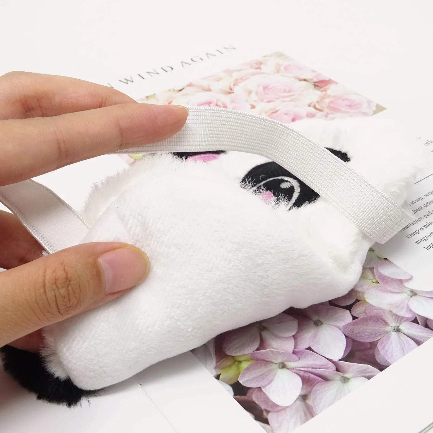 هونبای ماسک چشم خواب طرح پاندا، ماسک چشم کارتونی حیوانات برای دختران یا پسران