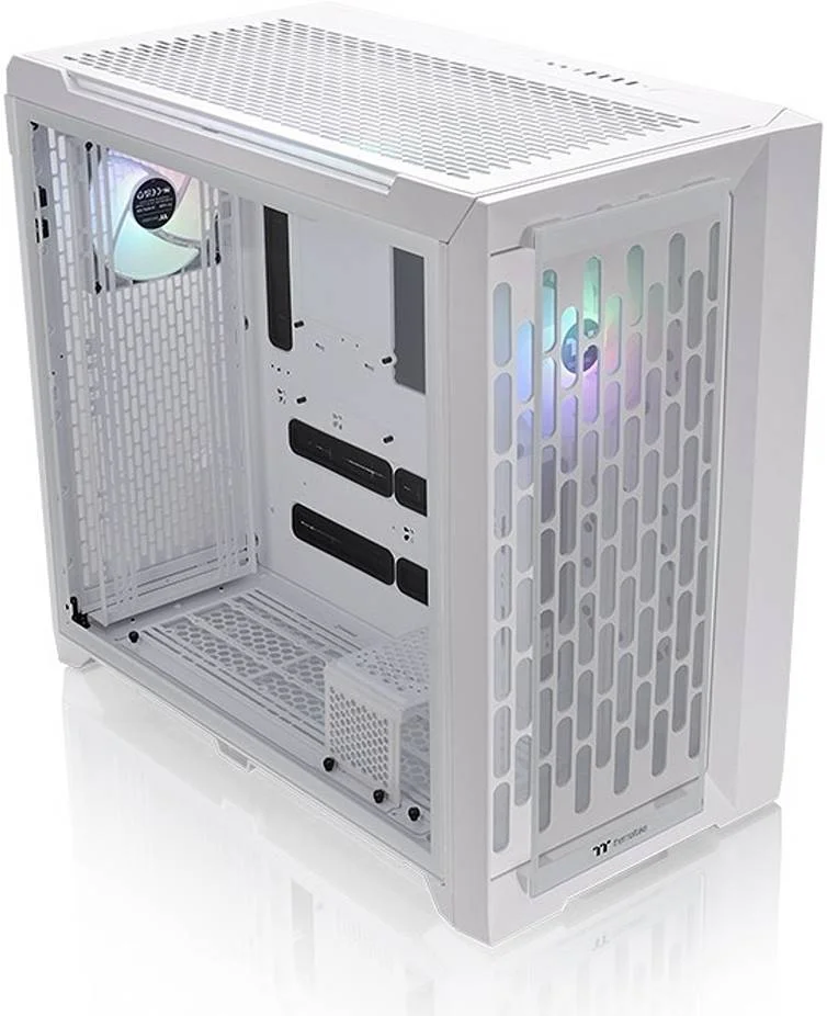 کیس کامپیوتر فول تاور Thermaltake CTE C750 TG ARGB Snow، جنس SPCC+ABS+شیشه حرارت دیده، پشتیبانی از رادیاتور تا 360 میلی‌متر (فقط AIO 420 میلی‌متری)، پشتیبانی از حداکثر 14 فن، سفید برفی | CA-1X6-00F6WN-01