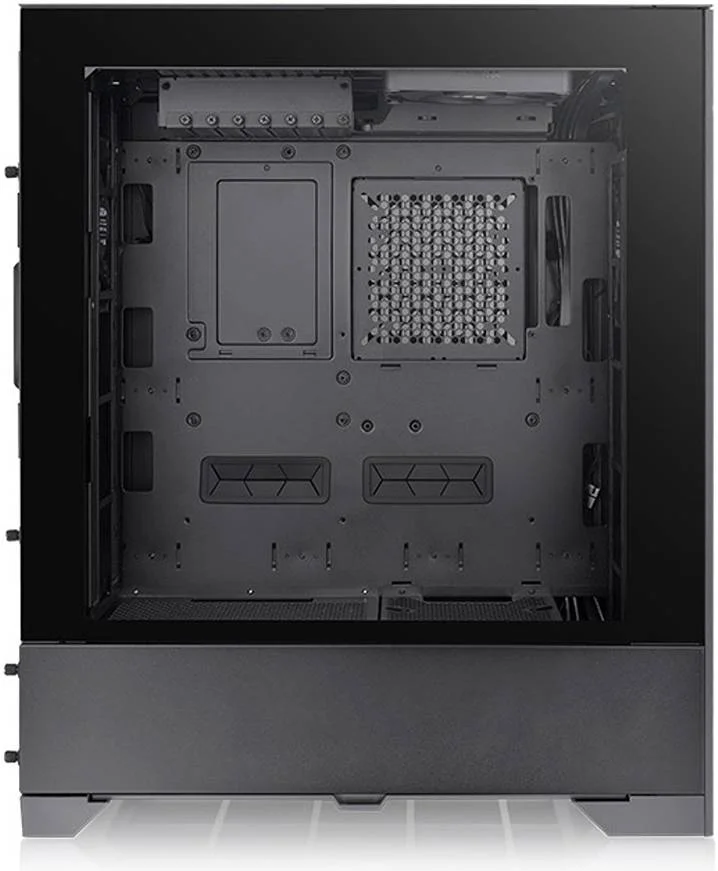 کیس کامپیوتر ترمالتیک CTE T500 Air Full Tower ATX، پنل شیشه ای حرارت دیده 4 میلی متری، قابلیت نصب تا 11 فن 120 میلی متری و AIO 420 میلی متری، بازده حرارتی متمرکز، USB 3.2 Type-C *1، USB 3 *2، مشکی | CA-1X8-00F1WN-00