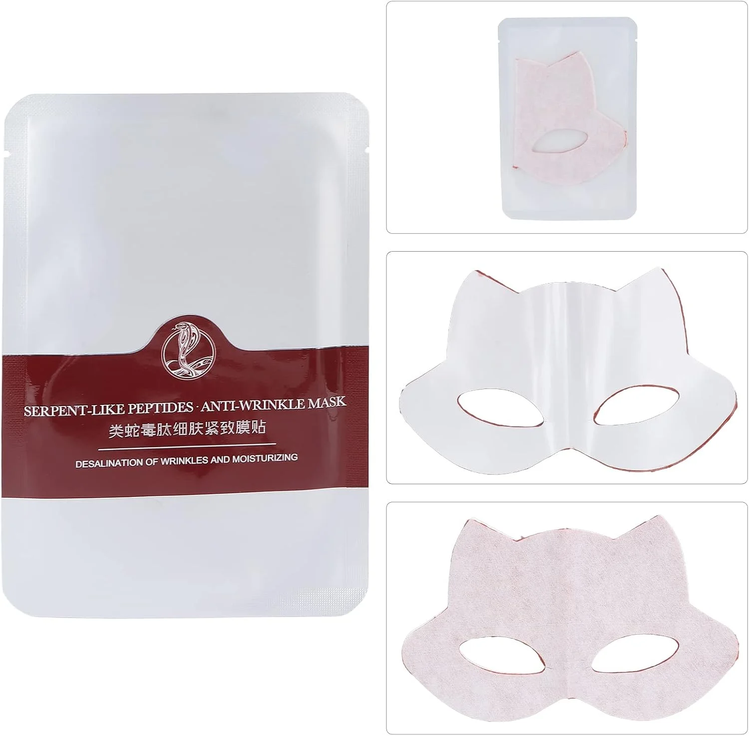 پدهای چشم، پد پیشانی هگزاپپتید 15 گرمی سفت کننده سبک وزن با جذب سریع برای مسافرت