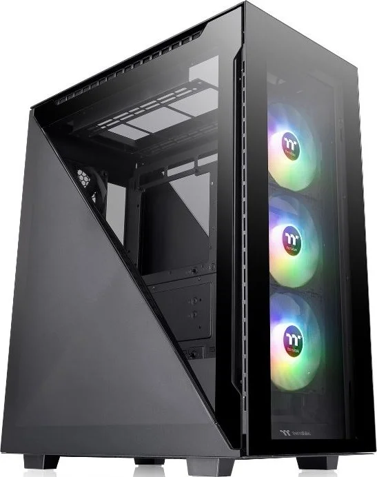 کیس مید تاور Thermaltake Divider 500 TG ARGB، دارای 7 اسلات توسعه، USB 3.2 (Gen 2) Type-C x 1 | CA-1T4-00M1WN-01