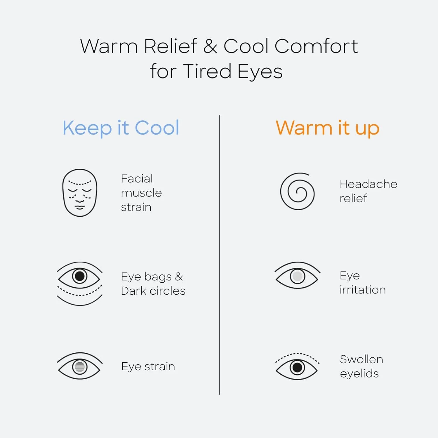 ماسک چشم گرم و سرد OSTRICH PILLOW - مهره های رسی درمان گرم، سرد و فشاری برای سیاهی دور چشم، پف چشم، خشکی چشم، سردرد، میگرن - بستن چسبی شامل 2 کیسه محافظ