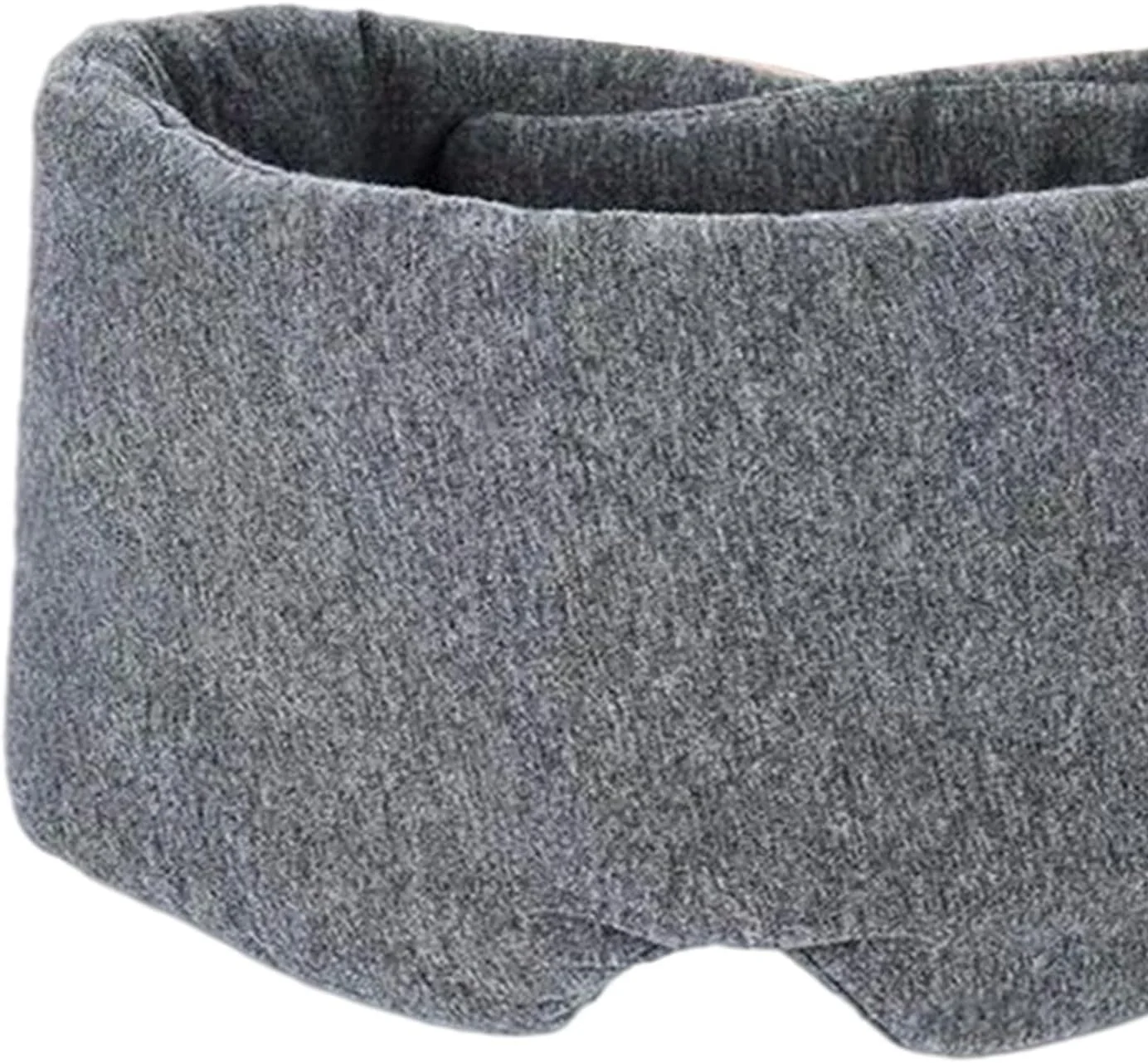 ماسک خواب چشم پنبه‌ای مودال، سایه چشم تنفسی قابل تنظیم برای مسافرت، روز و قطار، مردانه و زنانه، خاکستری هدر