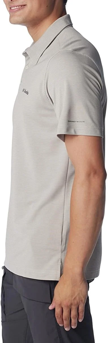 پولوشرت مردانه کلمبیا Havercamp Pique - سنگ تیره، خاکستری تیتانیومی، استیل XXL