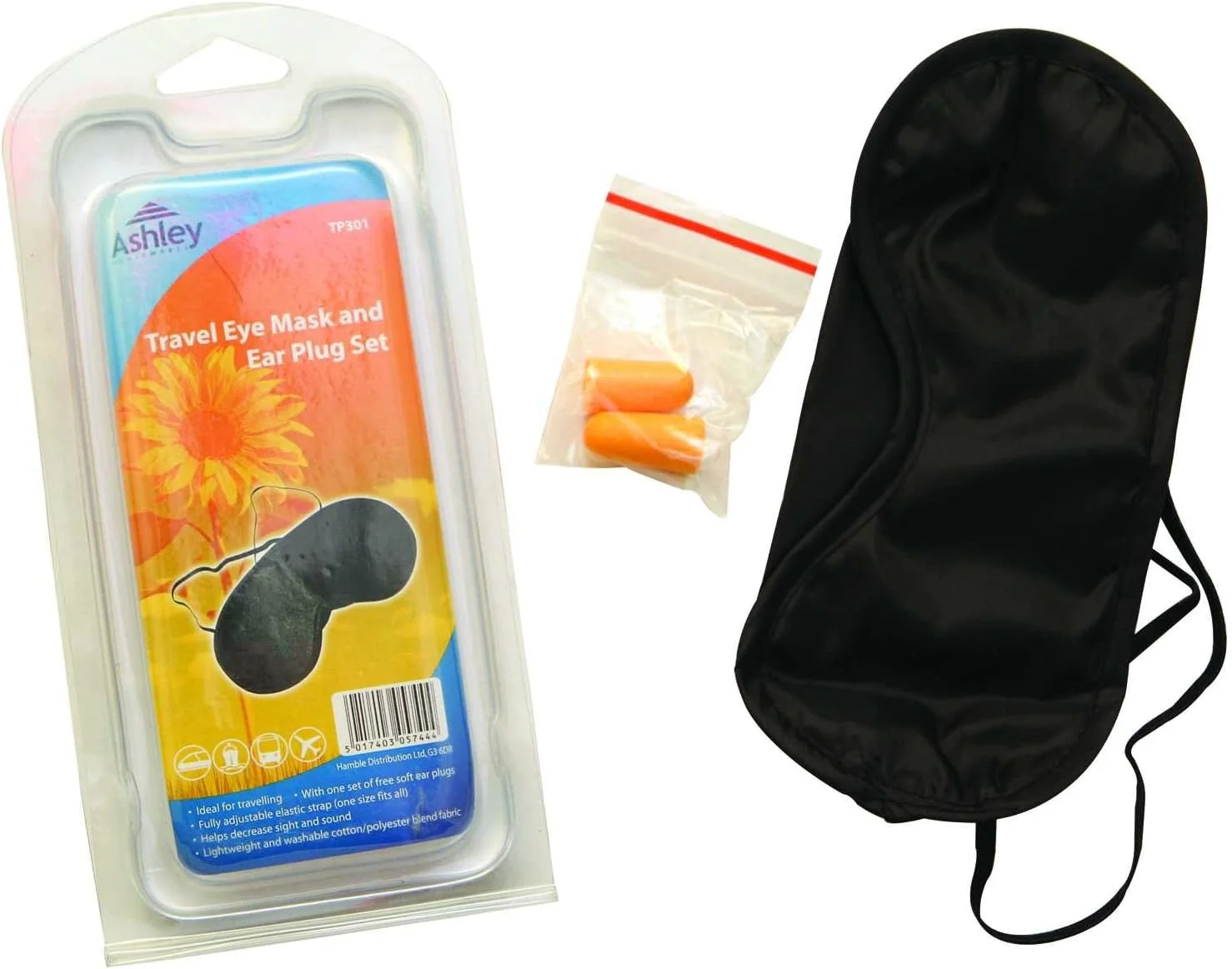 ست چشم بند مسافرتی و گوش گیر الیسا اشلی، ایده آل برای سفر با ماشین و هواپیما