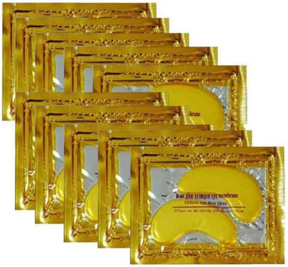 پچ ماسک چشم کلاژن ژلی پودر طلای 24K کریستالی آیچون بیوتی، ضد پیری، رفع سیاهی، تیرگی و پف، مراقبت از پوست، ضد چروک، مرطوب کننده (30 عدد)