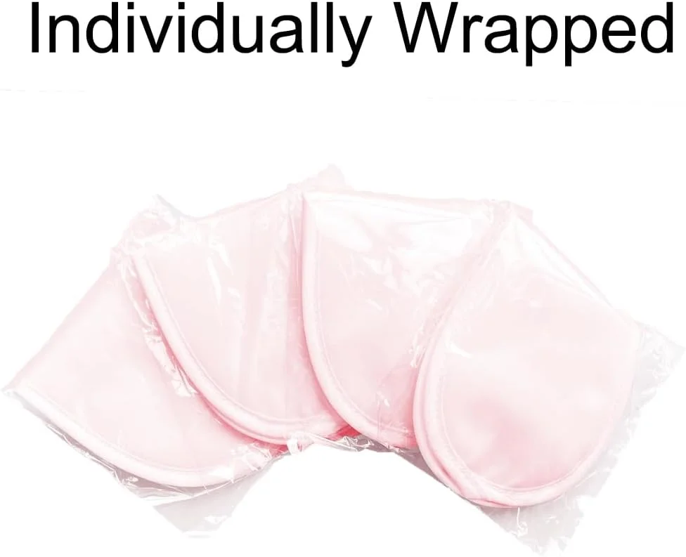 ماسک چشم خواب، پوشش چشم بند خواب با پد بینی و بند قابل تنظیم برای زنان، مردان و کودکان 4 لایه - مشکی (صورتی)