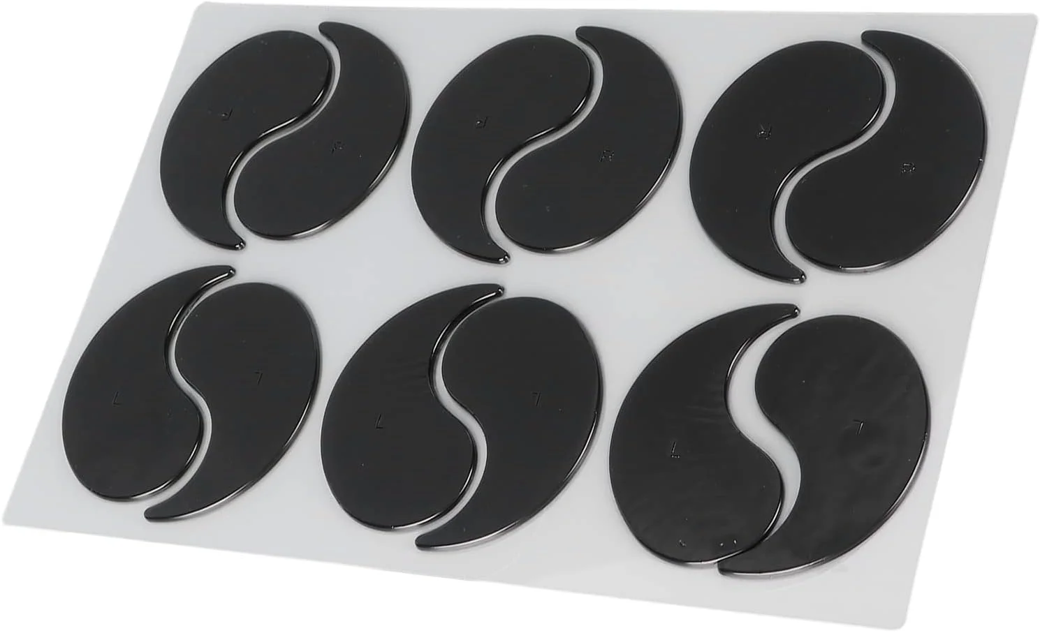 پد سیلیکونی ضد چروک دور چشم، جمع و جور، ایمن و نرم، 6 جفت قابل استفاده مجدد، مناسب برای بانوان و سالن های زیبایی