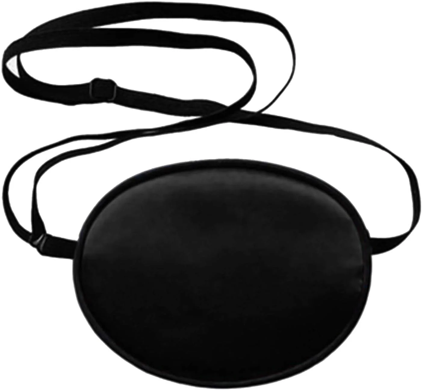 چشم بند ابریشمی الاستیک، آمبلیوپی استرابیسم بدون نشتی، چشم بند تنبلی چشم قابل تنظیم، نرم و راحت، چشم بند بهبود بینایی برای کودکان، 2 عدد (مشکی و صورتی)