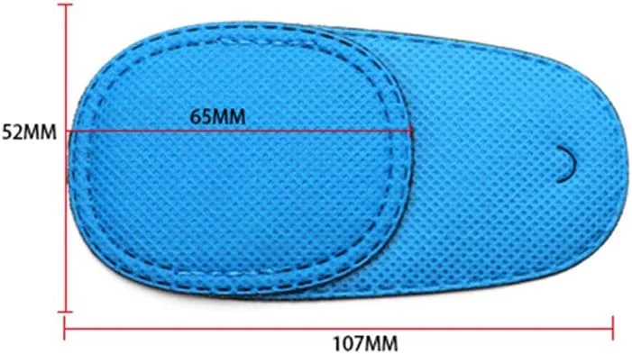 چشم بند آمبلیوپی لاسنرس‌ام، 18 عدد، چشم بند تنبلی چشم، چشم بندهای ضعیف، چشم بند برای درمان استرابیسم و تنبلی چشم برای کودکان (آبی، قرمز، مشکی)