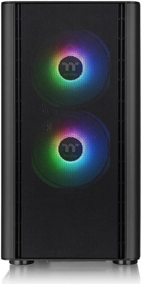 کیس میکرو Thermaltake V150 TG ARGB Breeze با شیشه حرارت دیده، جنس SPCC + شیشه حرارت دیده، پشتیبانی از رادیاتور تا 280 میلی متر، پشتیبانی از حداکثر 4 فن، فیلتراسیون گرد و غبار، مشکی | CA-1R1-00S1WN-02