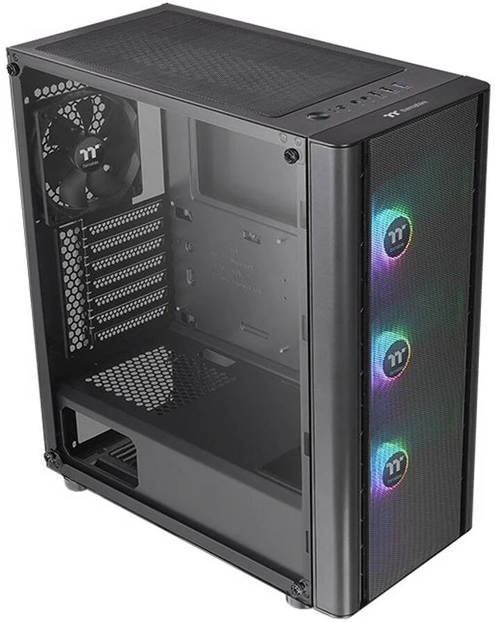 کیس مید تاور Thermaltake V250 TG ARGB Air، دارای 4 فن 120 میلیمتری از پیش نصبشده، پشتیبانی از رادیاتور تا 360 میلیمتر و 6 فن، پنل شیشهای حرارت دیده 4 میلیمتری، جنس SPCC، مشکی | CA-1Q5-00M1WN-03 کیس مید تاور Thermaltake V250 TG ARGB Air، دارای 4 فن 120 میلیمتری از پیش نصبشده، پشتیبانی از رادیاتور تا 360 میلیمتر و 6 فن، پنل شیشهای حرارت دیده 4 میلیمتری، جنس SPCC، مشکی | CA-1Q5-00M1WN-03