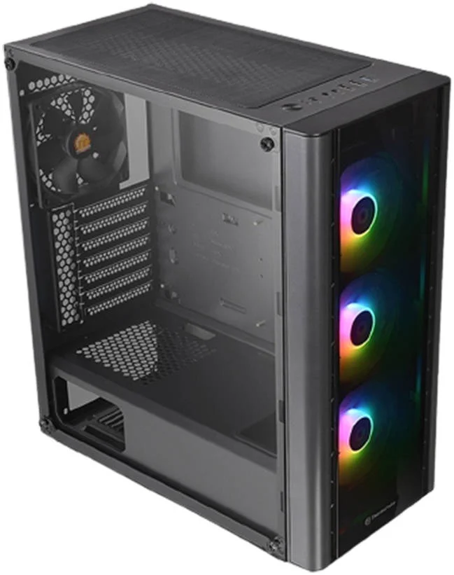 شاسی Thermaltake V250 TG ARGB Mid-tower، سه فن ARGB 120 میلیمتری از پیش نصب شده در جلو، یک فن استاندارد 120 میلیمتری از پیش نصب شده در عقب (فقط کیس) | CA-1Q5-00M1WN-00 شاسی Thermaltake V250 TG ARGB Mid-tower، سه فن ARGB 120 میلیمتری از پیش نصب شده در جلو، یک فن استاندارد 120 میلیمتری از پیش نصب شده در عقب (فقط کیس) | CA-1Q5-00M1WN-00