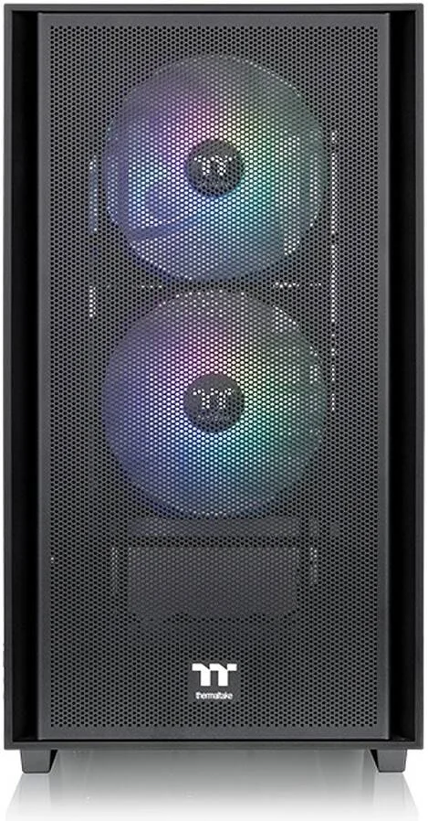 کیس Thermaltake Versa H16 TG ARGB Micro Tower، دارای 3 فن 120 میلیمتری ARGB با بلبرینگ هیدرولیک از پیش نصب شده، پشتیبانی از رادیاتور تا 280 میلیمتر و 5 فن، پنل جلویی مشبک، مشکی | CA-1Y8-00S1WN-02 کیس Thermaltake Versa H16 TG ARGB Micro Tower، دارای 3 فن 120 میلیمتری ARGB با بلبرینگ هیدرولیک از پیش نصب شده، پشتیبانی از رادیاتور تا 280 میلیمتر و 5 فن، پنل جلویی مشبک، مشکی | CA-1Y8-00S1WN-02